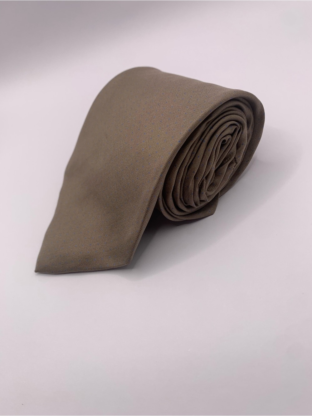 JOHN HENRY Classic Solid Brown Men's Tie for Professional Wear
